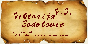 Viktorija Šodolović vizit kartica
